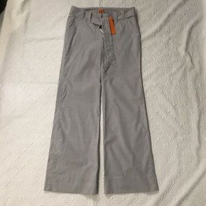 BCBG Wide Leg Twill Pant with Belt NWT